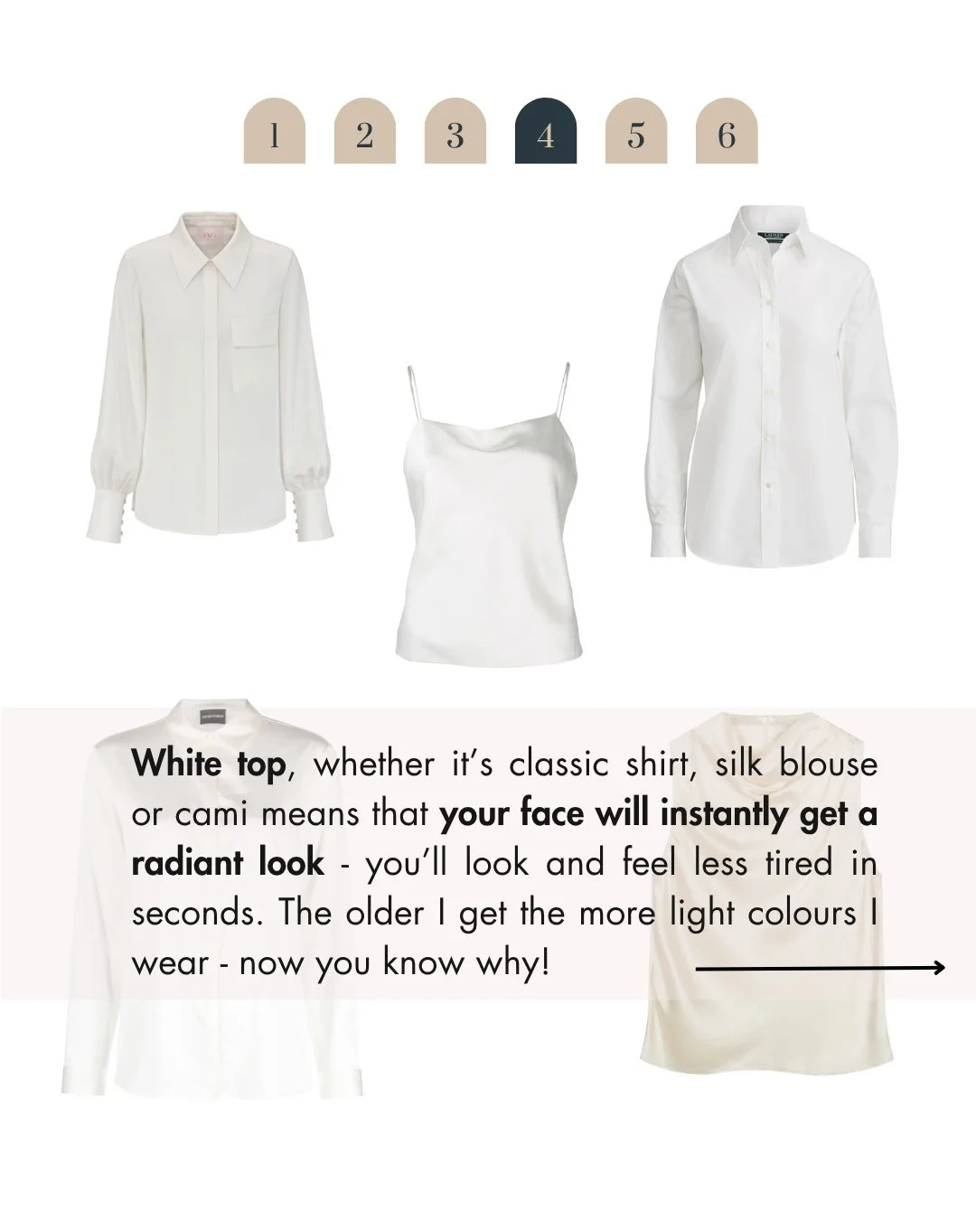 outfit example for branding photoshoot monochromatic light look