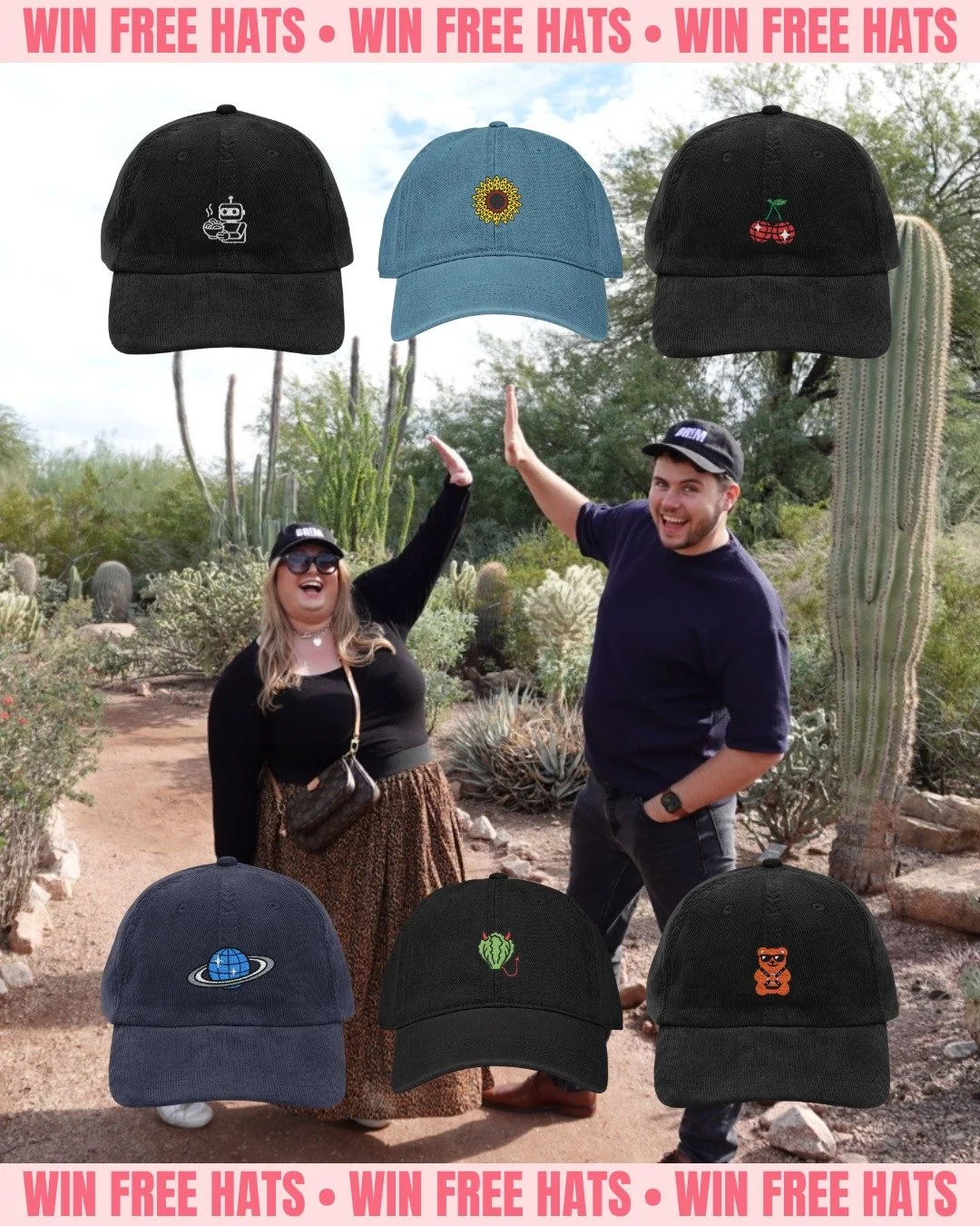 🎉✨ BR!M HAT GIVEAWAY ✨🎉

Because hot people deserve good hats.

We&rsquo;re giving away FREE BR!M hats (yes, plural 😏) and entering could not be easier!

🔥 HOW TO EARN POINTS:
Each action = 1 point:

✨ Follow @on.the.brim 
✨ Like this post
✨ Tag 