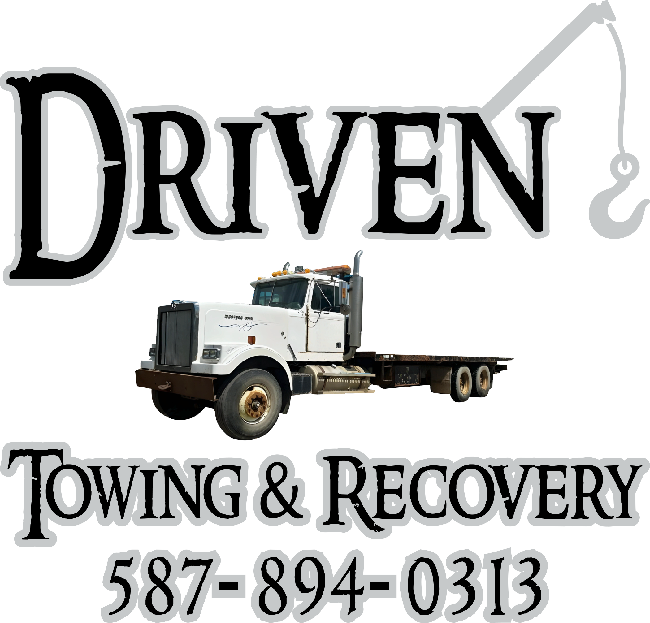 Driven Towing & Recovery Logo | Facebook Cover | Business Card | Banner
