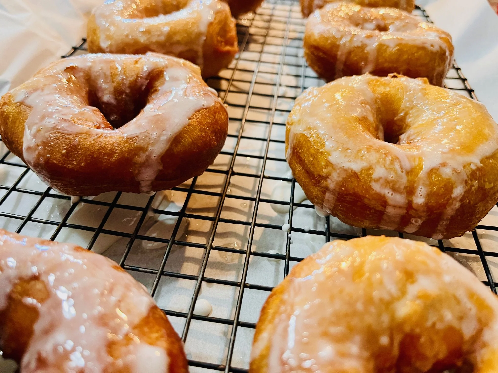 Homemade Donuts With Glaze