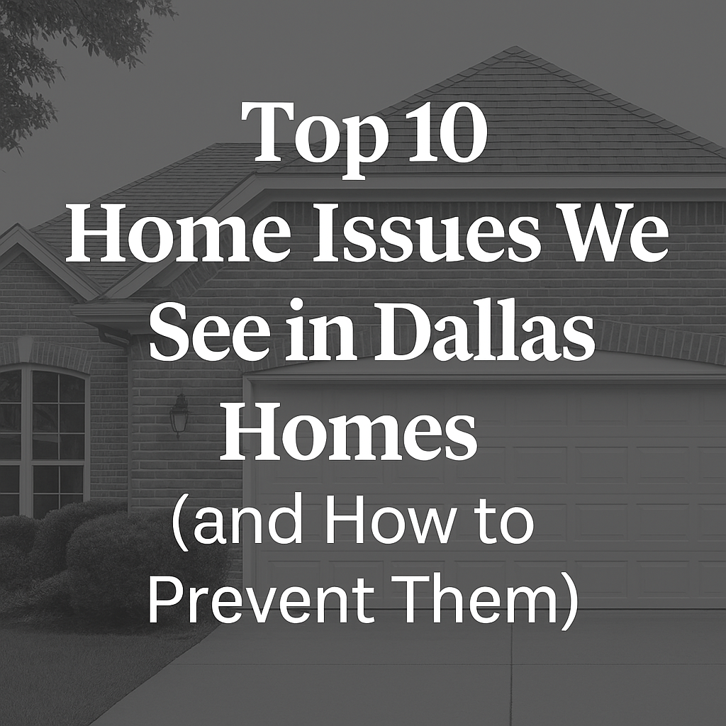 Top 10 Home Issues We See in Dallas Homes (and How to Prevent Them)