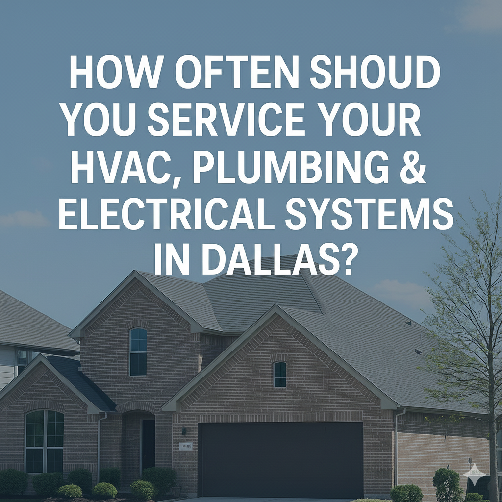 How Often Should You Service Your HVAC, Plumbing &amp; Electrical Systems in Dallas?