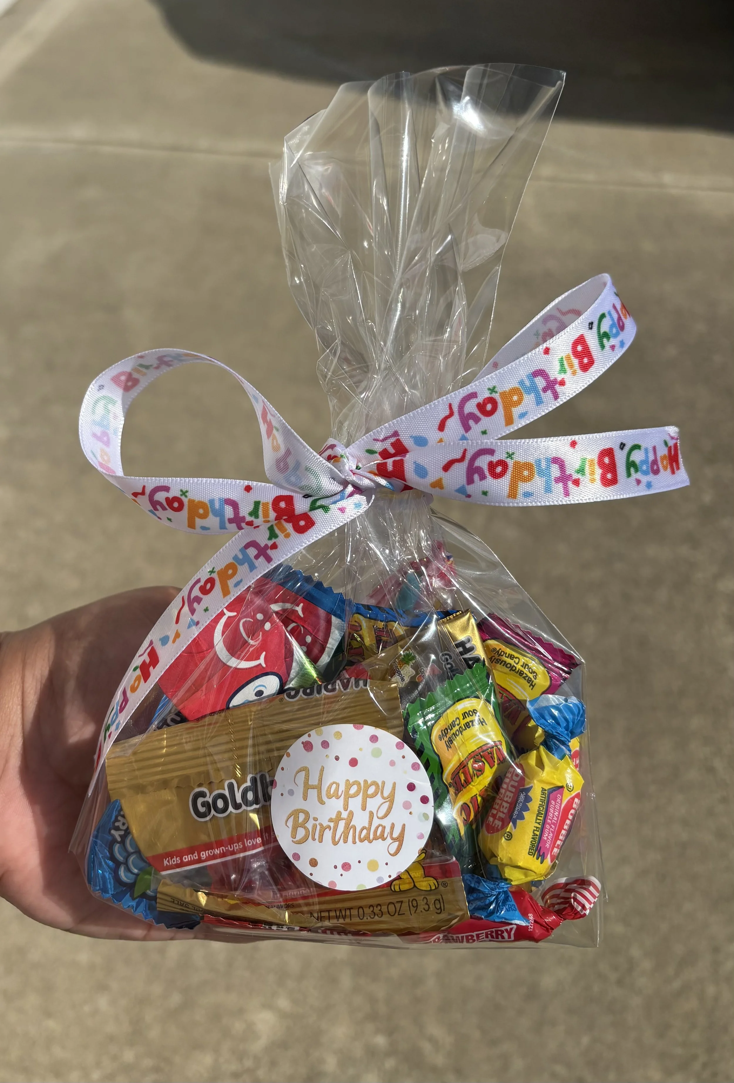 Happy Birthday Candy Bags