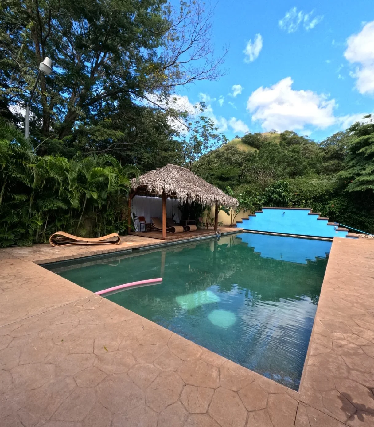 Tropical Relaxation Awaits! Unwind in our beautiful, shaded rancho and pool deck—the perfect spot to relax and soak up the sun before or after your massage and spa treatment. This is your exclusive tropical retreat near Playas del Coco and Liberia. E