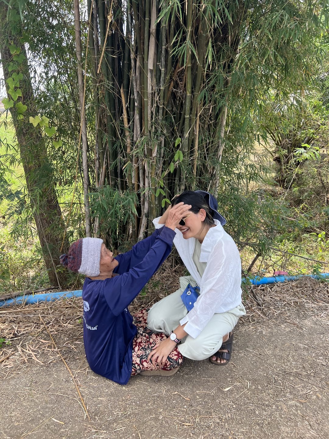 Kat Catching Up with Relatives