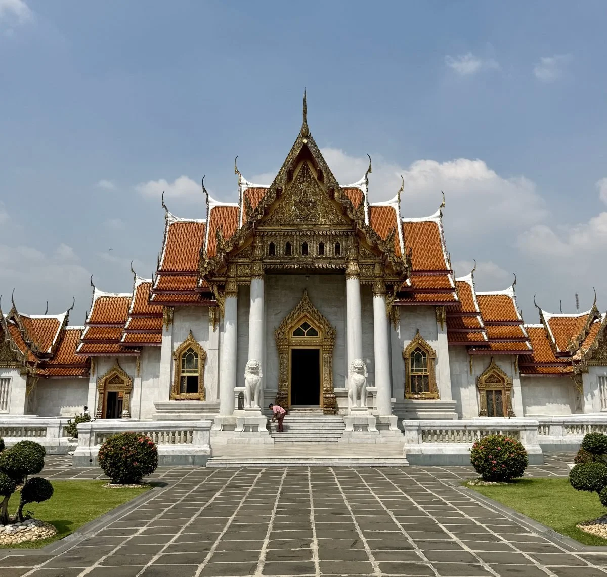 Marble Temple Bangkok - Symmetry