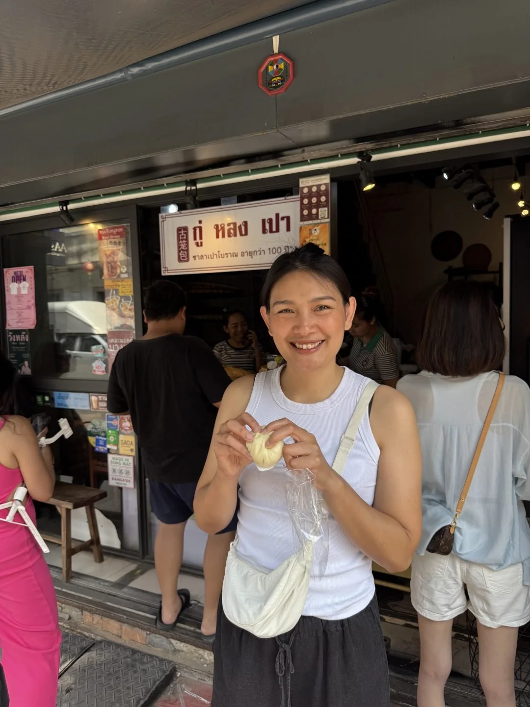 Chinatown Bangkok - Bao Buns at Song Wat Road