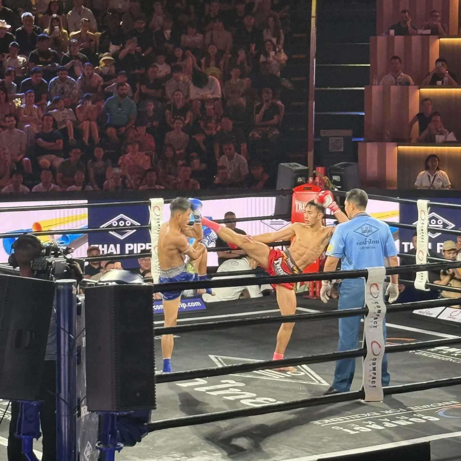 Watching Muay Thai Fights at Rajadamnern Stadium, Bangkok