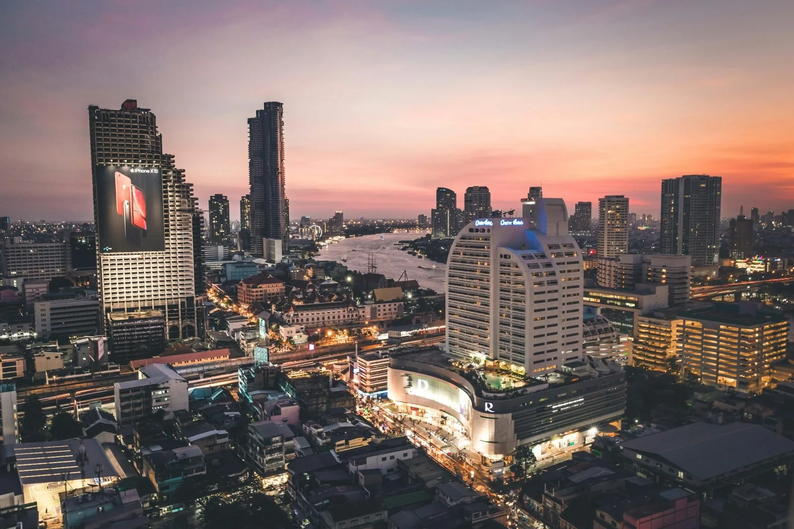 Best Rooftop Bars Bangkok - Views from Sky Bar Lebua