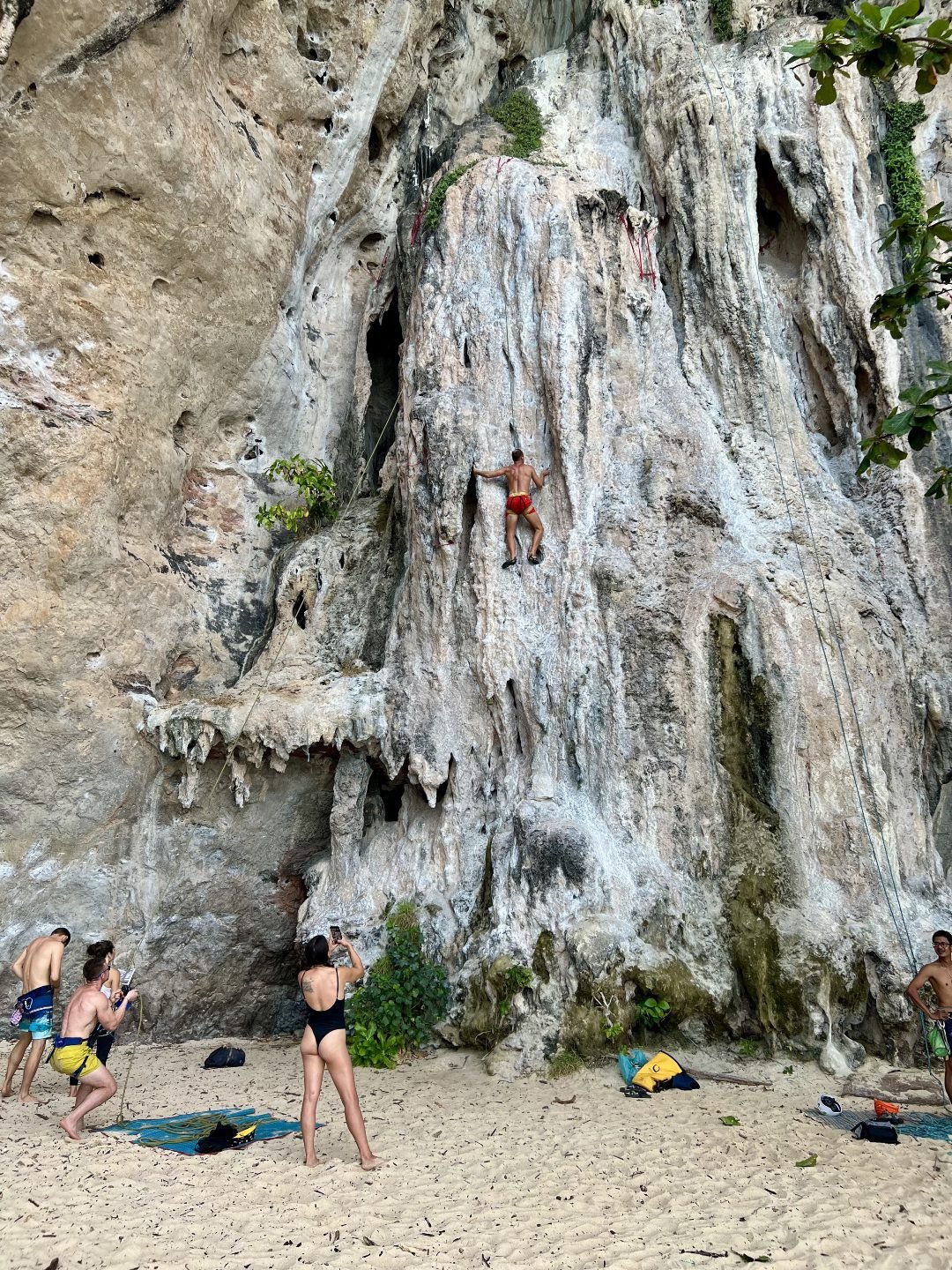 Rock Climbing at Phra Nang Beach
