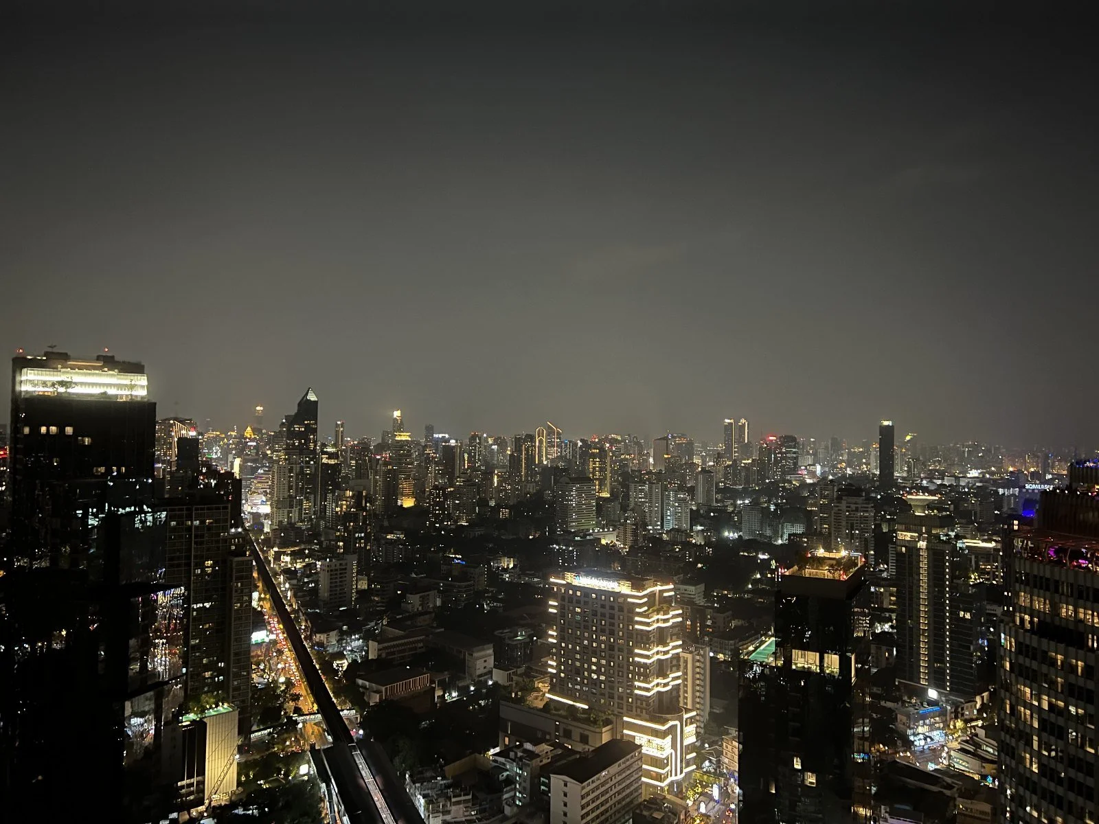 Tichuca Rooftop Bar - Views of Bangkok Skyline