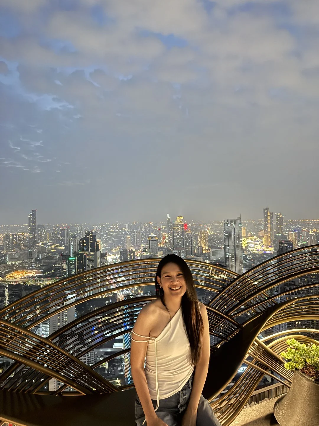 Nobu Bangkok - City Skyline Views at Night