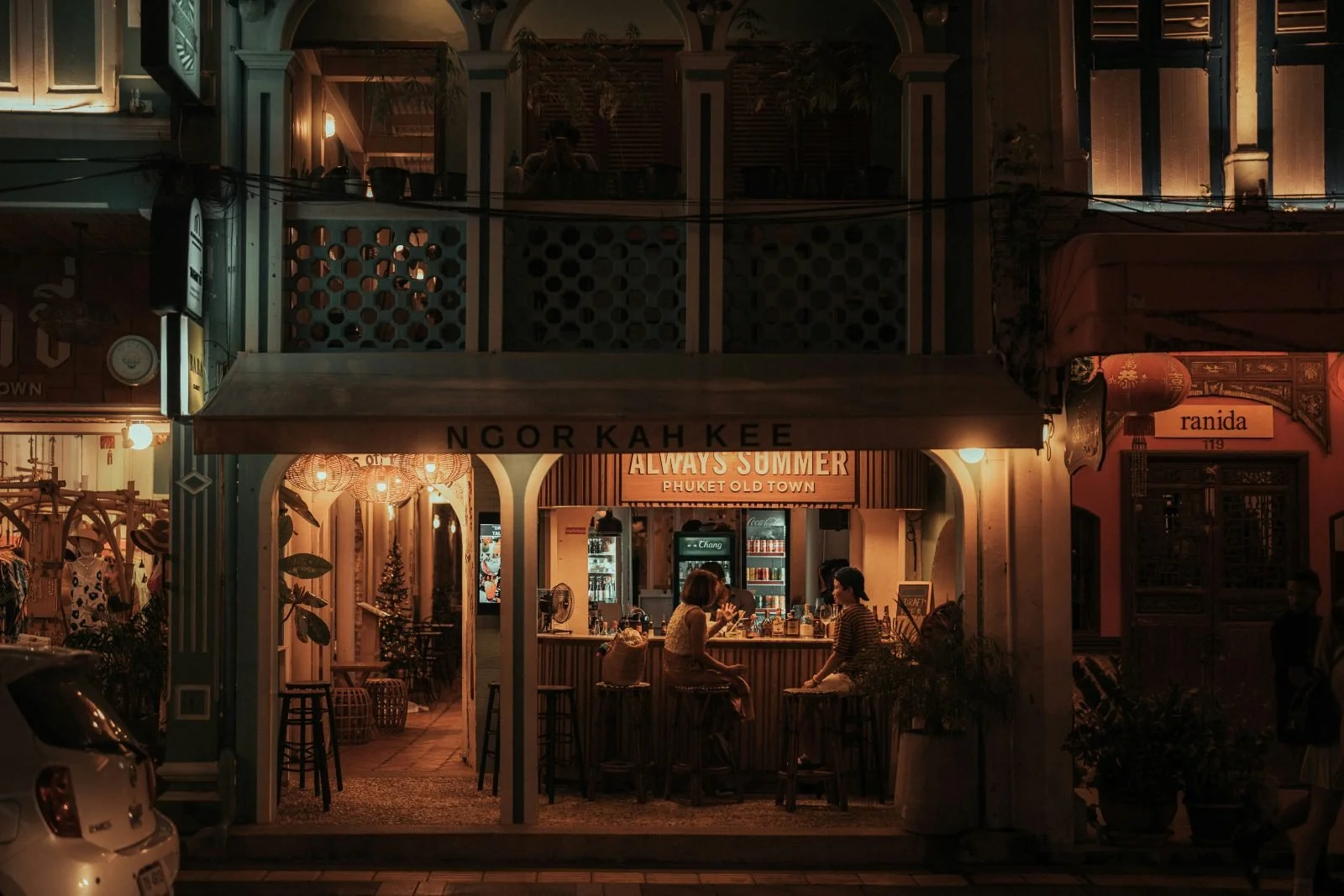 Phuket Old Town - Bars at Night