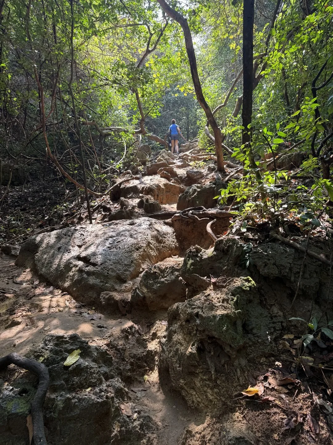 Erawan Falls - Hiking Trail