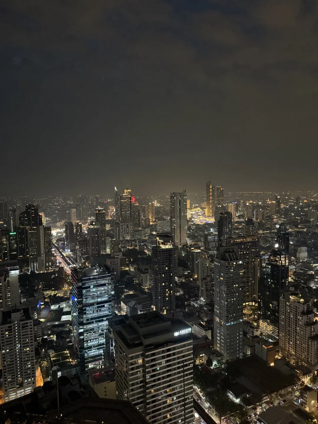Nobu Bangkok - Rooftop Bar Views at Night