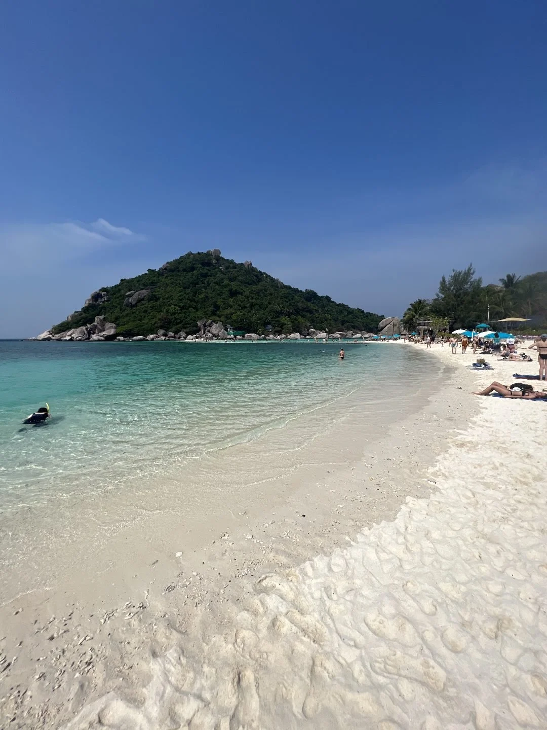 Nang Yuan Island - Sunbathing