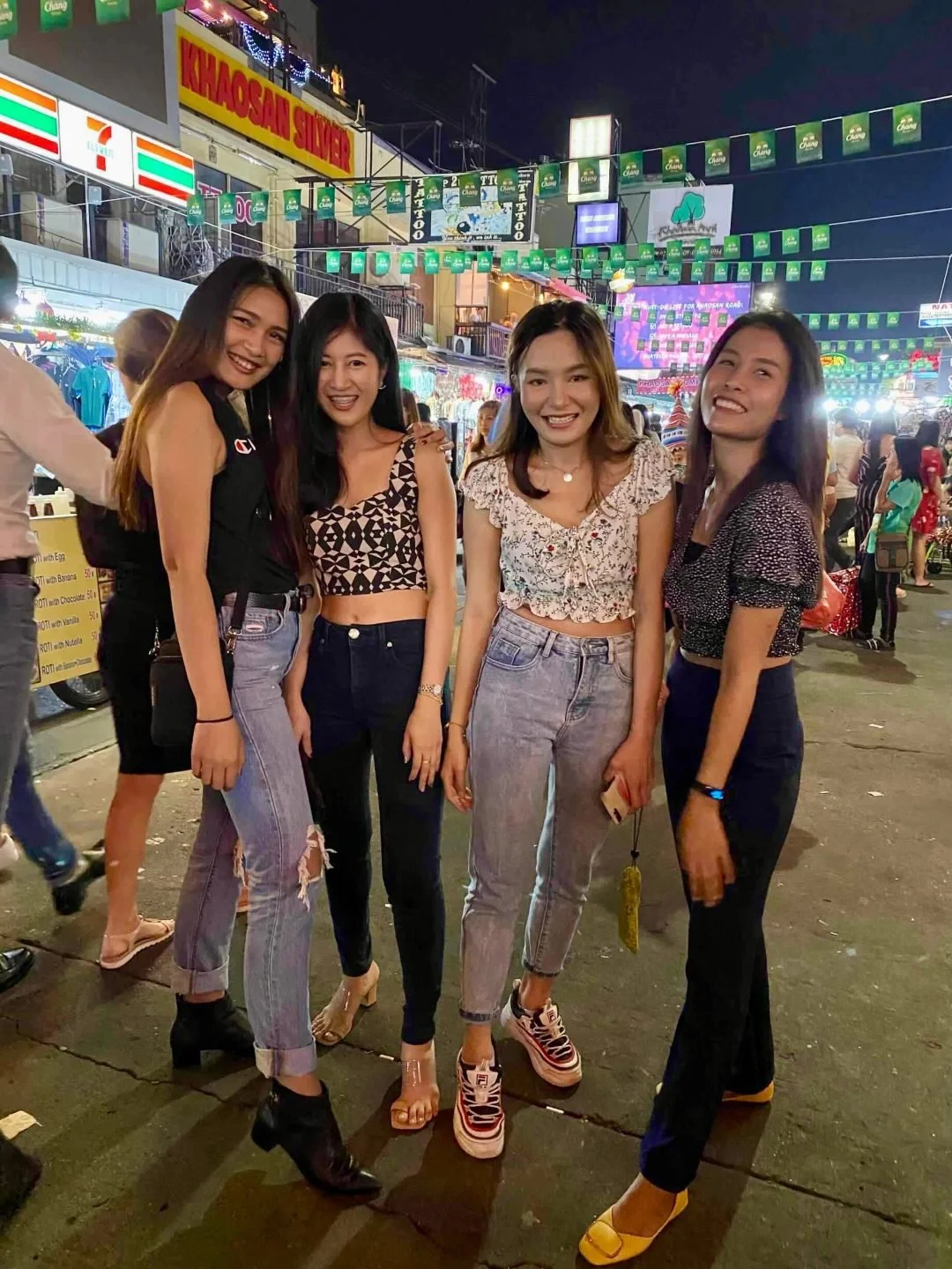 Bangkok Itinerary - Kat with Friends Down Khao San Road