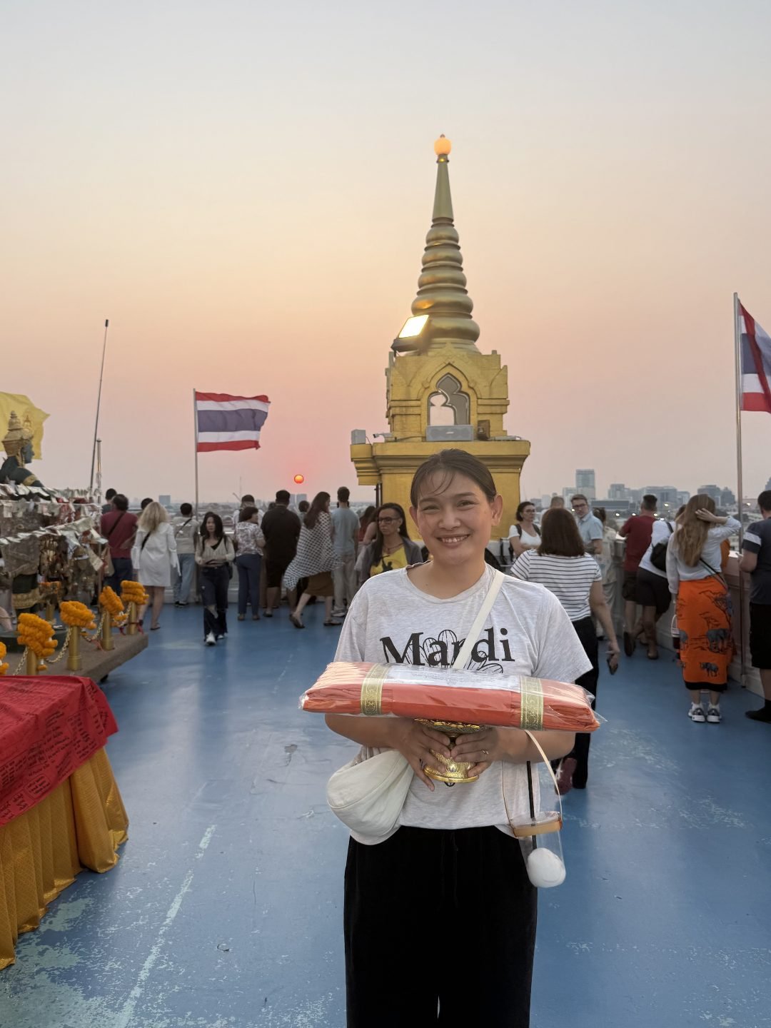 Golden Mount - Wian Thian Orange Robes