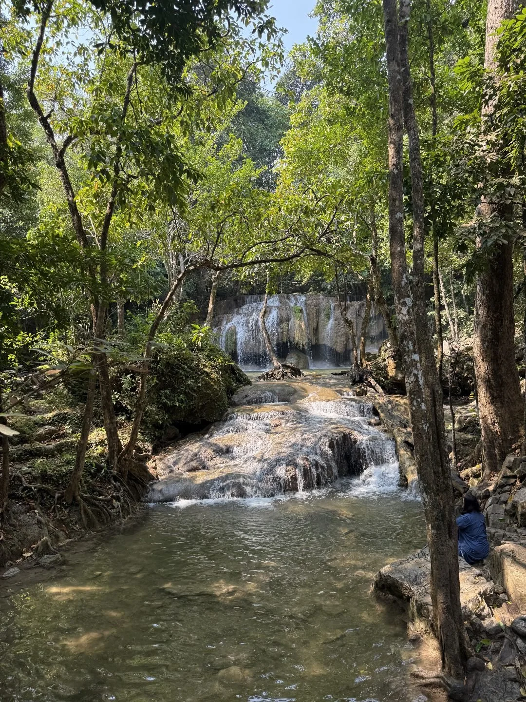 Kanchanaburi - Waterfalls at Erawan National Park