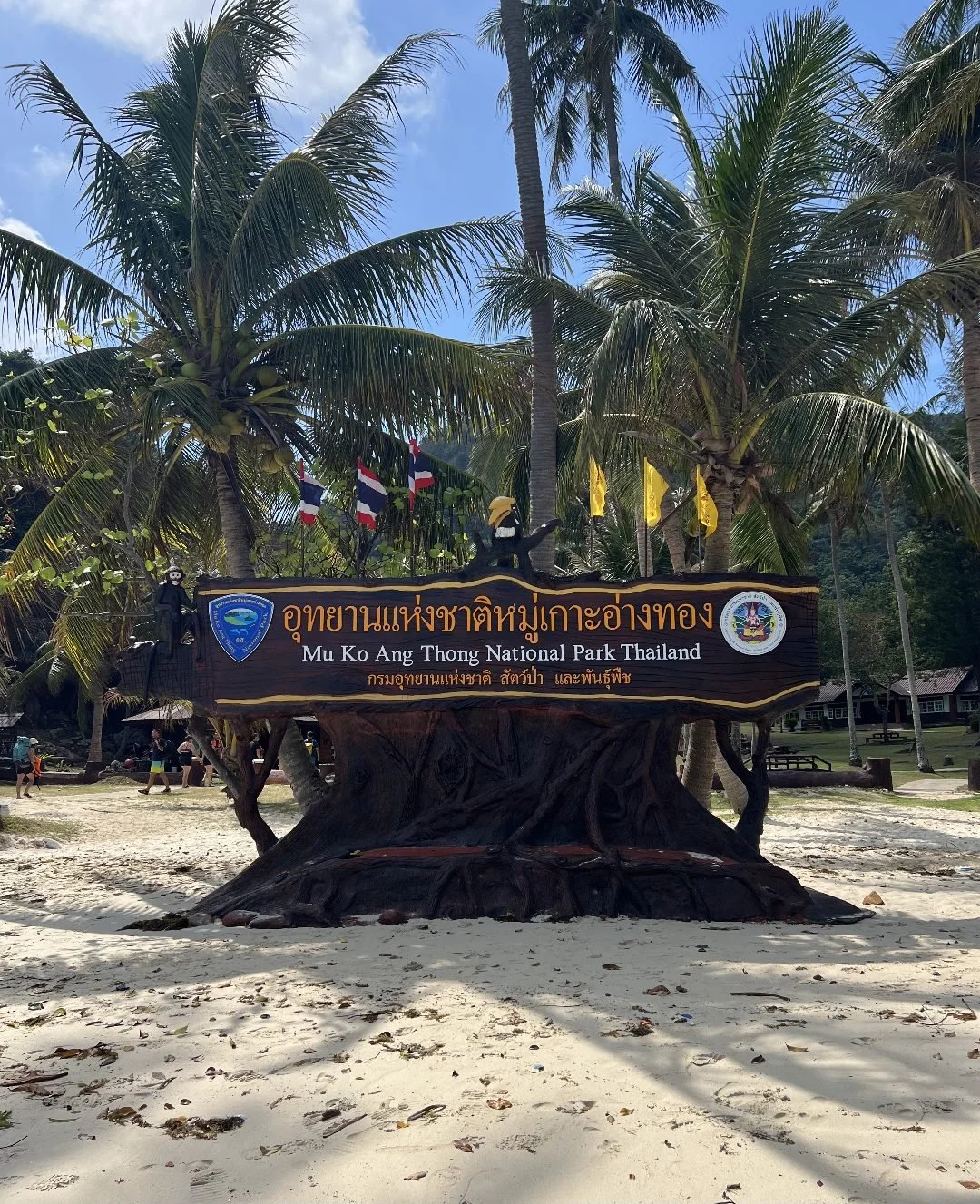 Ang Thong National Marine Park - Sign