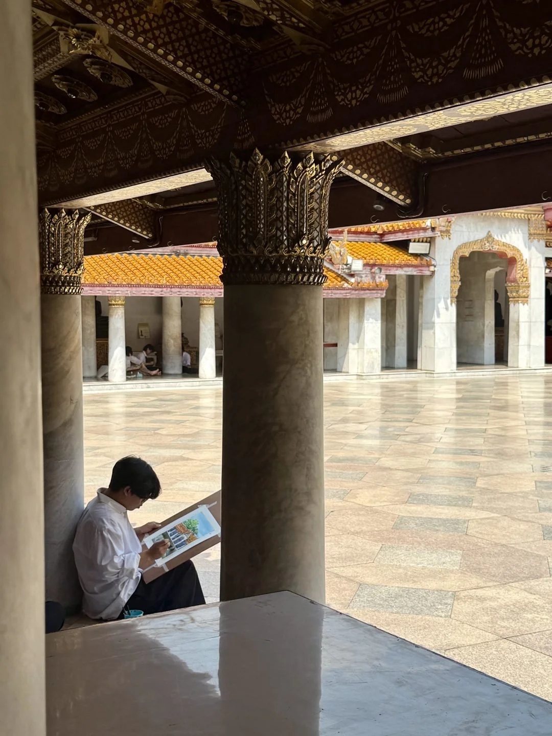 Best Temples in Bangkok - Marble Temple Art Students