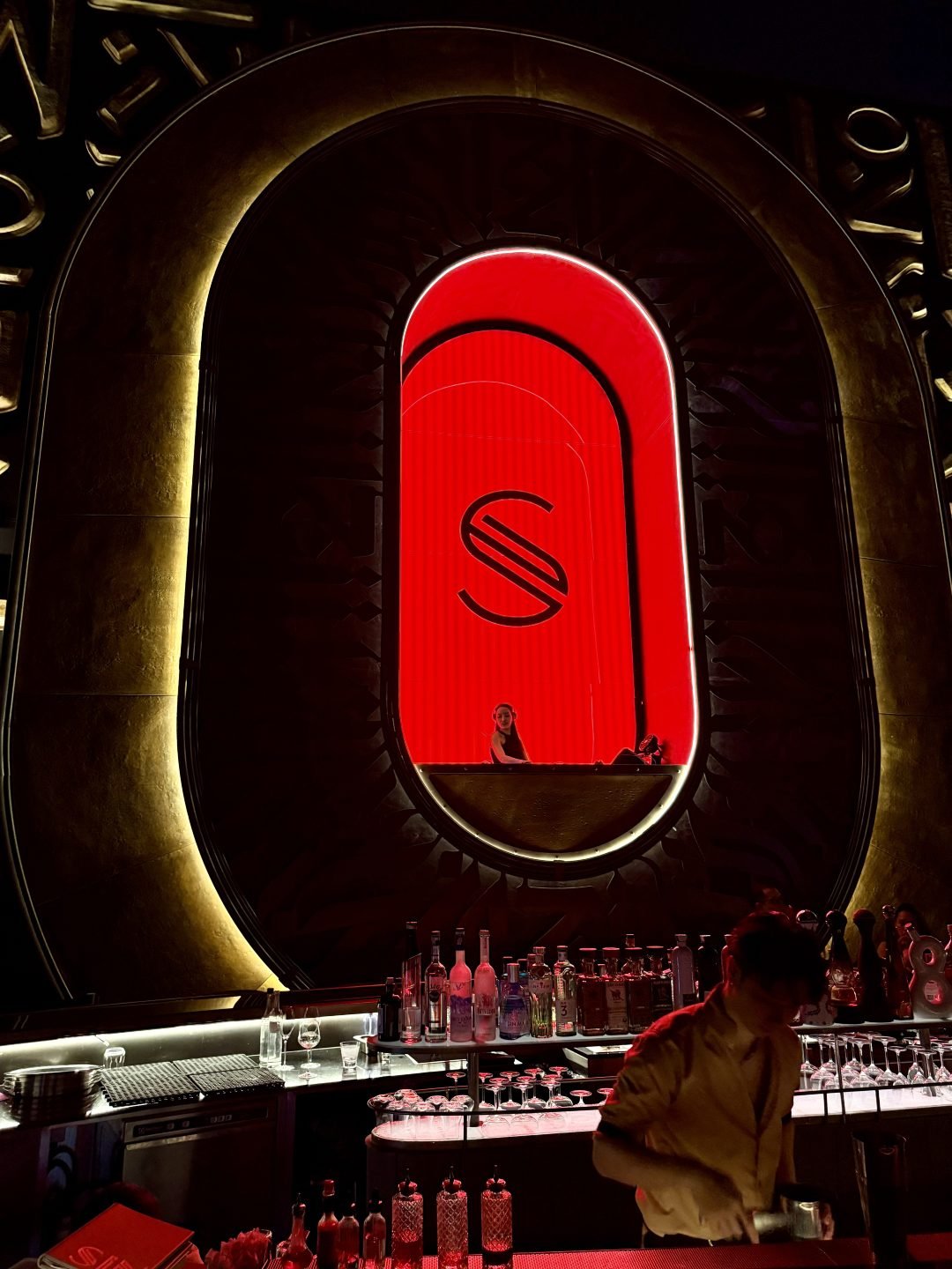 SIN Rooftop Bar - Red DJ Booth
