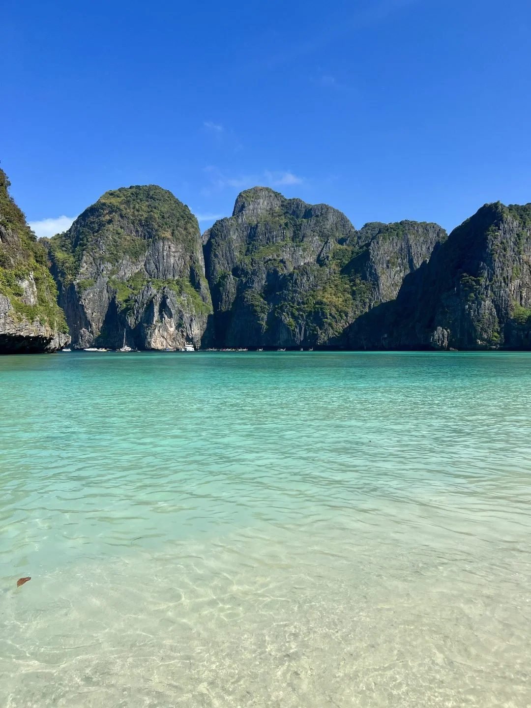 Maya Bay Worth Visiting - Limestone Cliffs 100 Meters