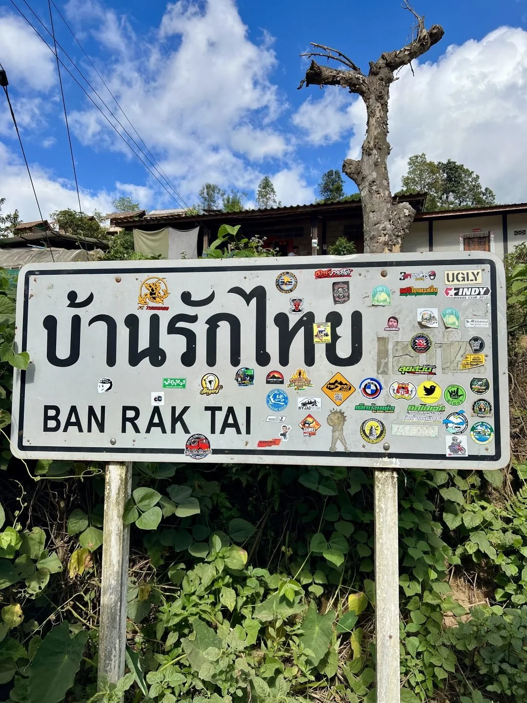Mae Hong Son Loop - Ban Rak Thai Sign