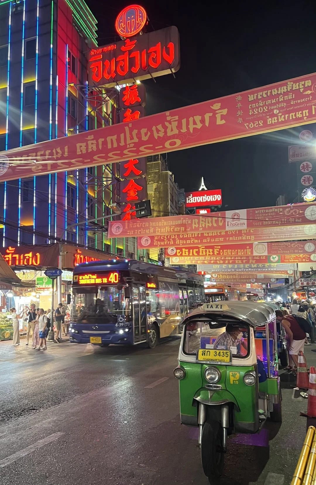 How to Get Around Bangkok - Public Bus in Chinatown