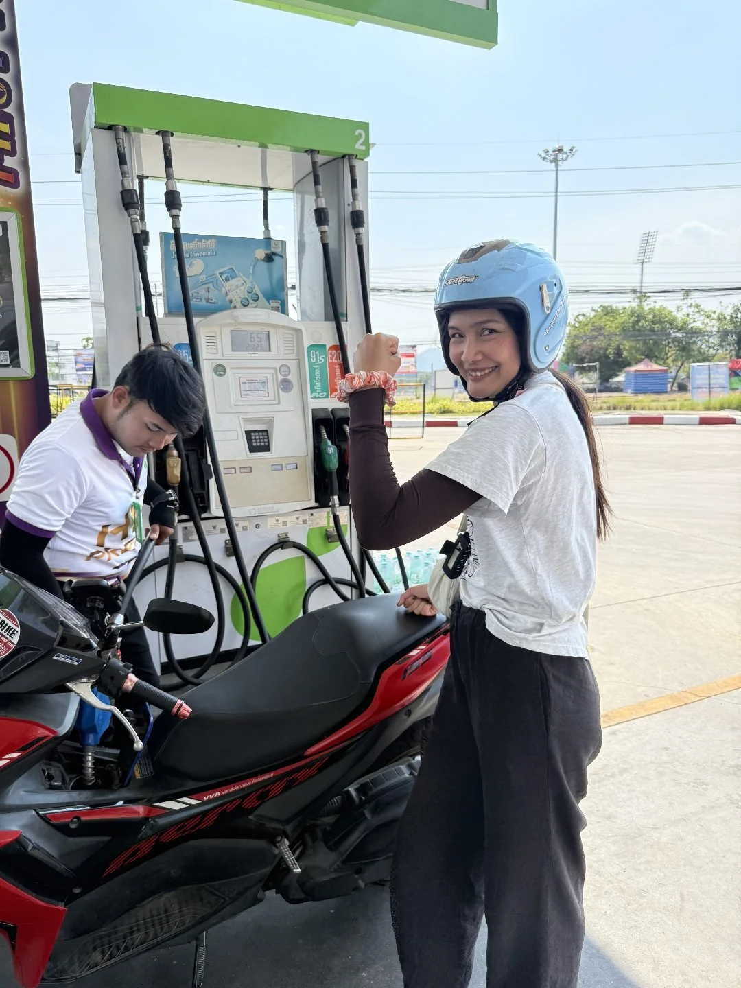 Kanchanaburi - Riding Motorbikes