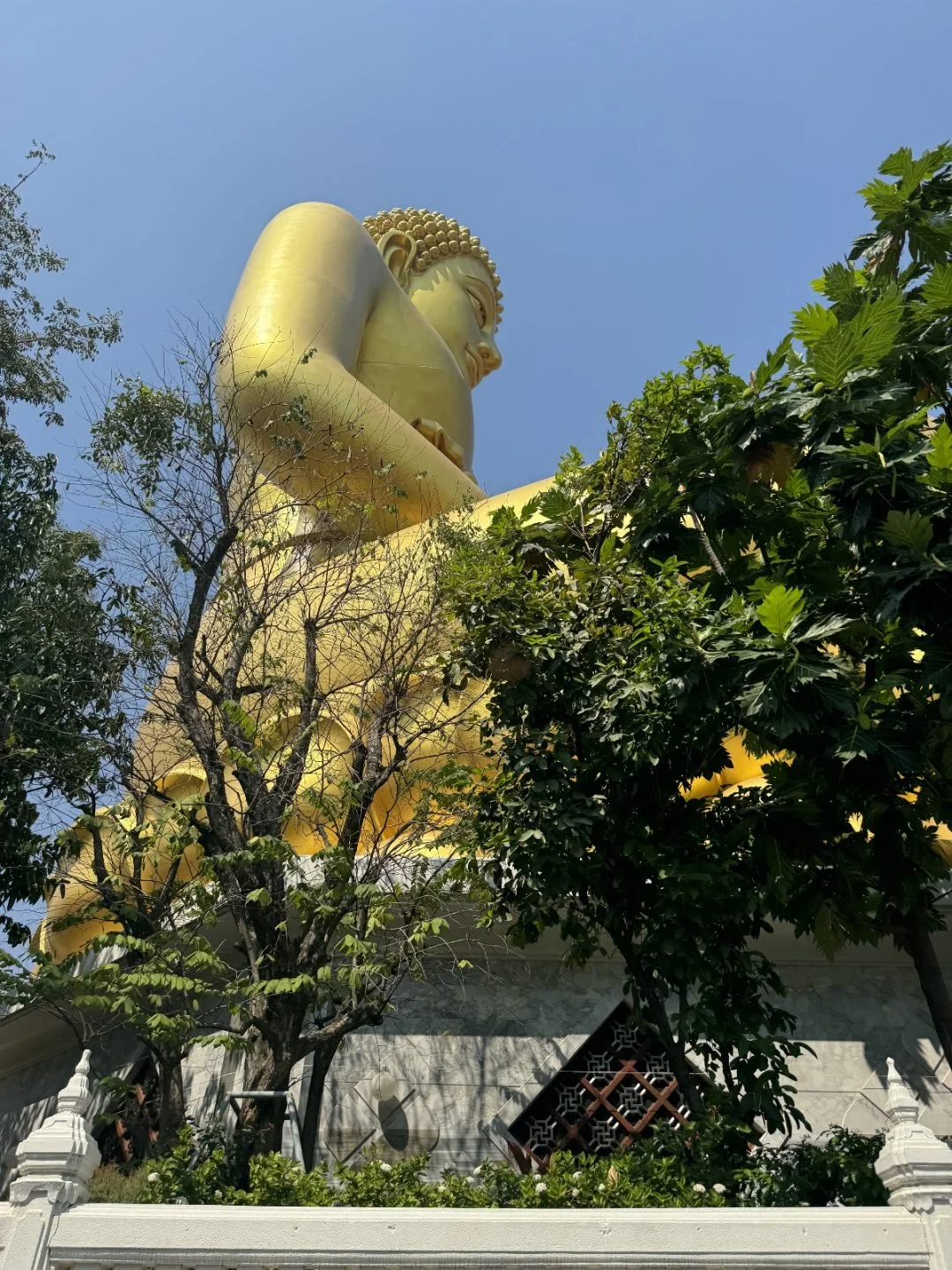 Wat Paknam - View of Giant Buddha