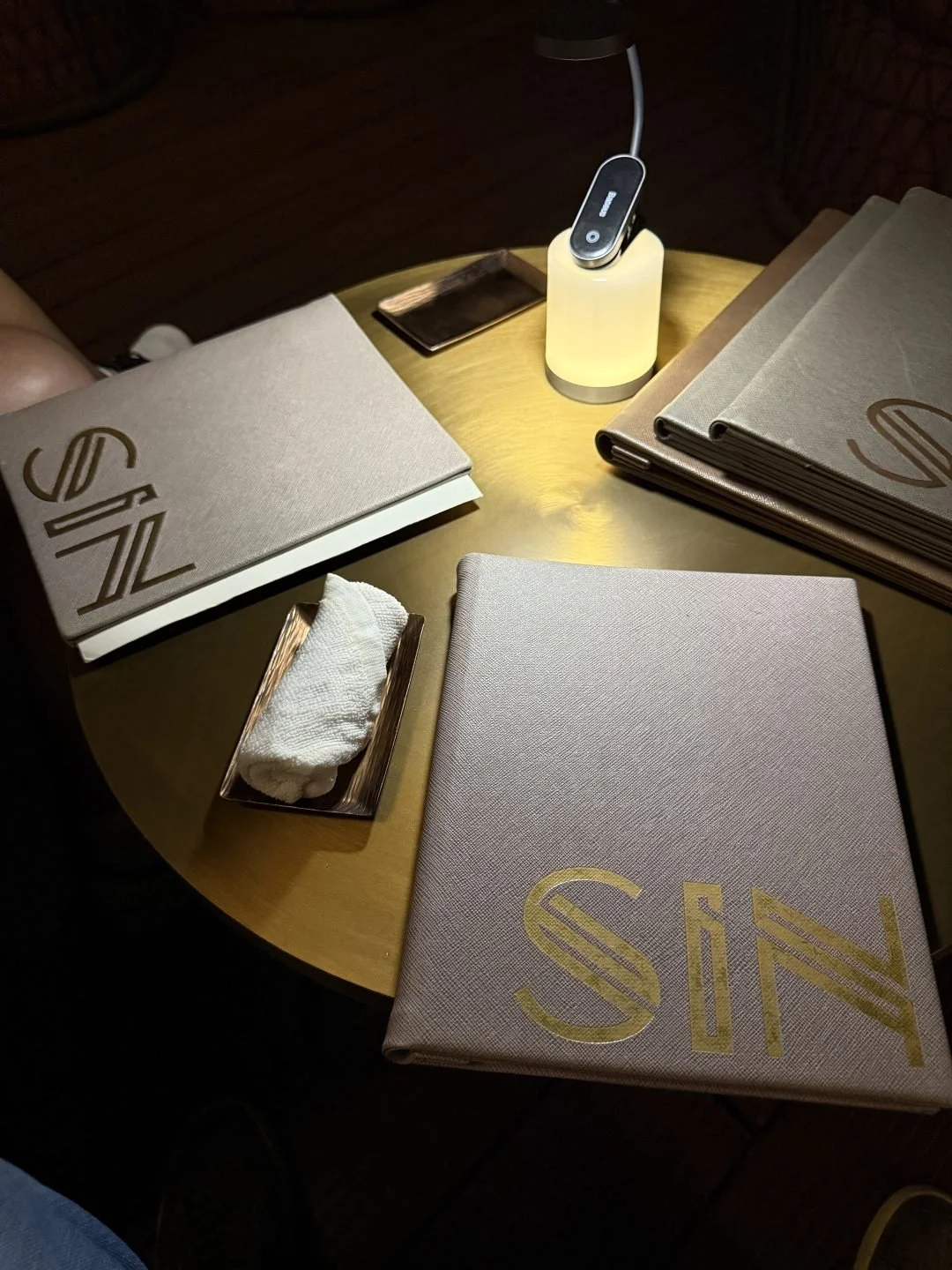 SIN Rooftop Bar - Menu