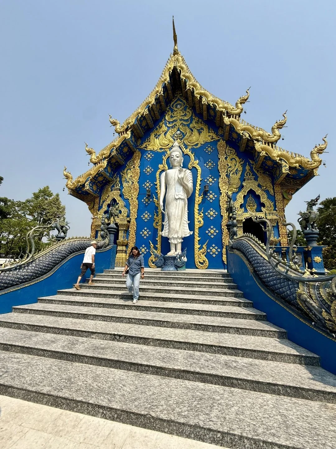 The Blue Temple - Standing Buddha