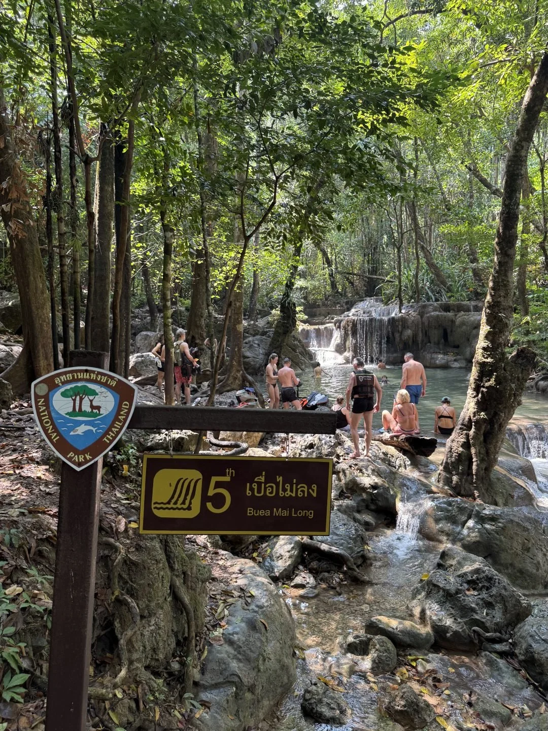 Best Places to Visit in Thailand - Erawan Falls Kanchanaburi