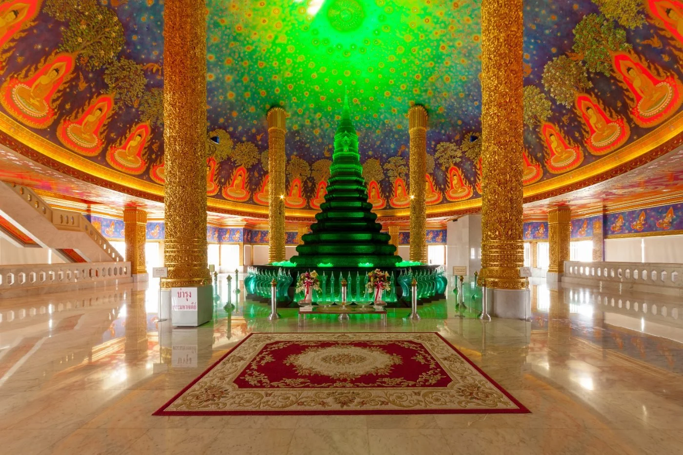 Wat Paknam - Emerald Stupa