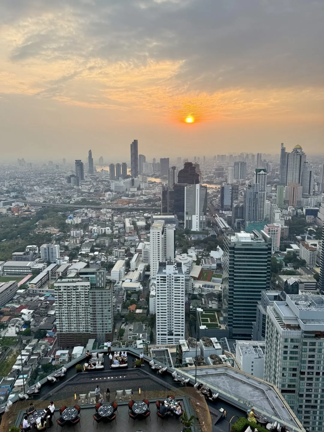 Bangkok Itinerary - Nobu Rooftop Bar