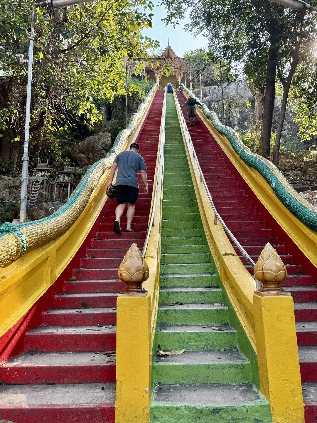 Stairs at Tiger Cave Temple - Kanchanaburi