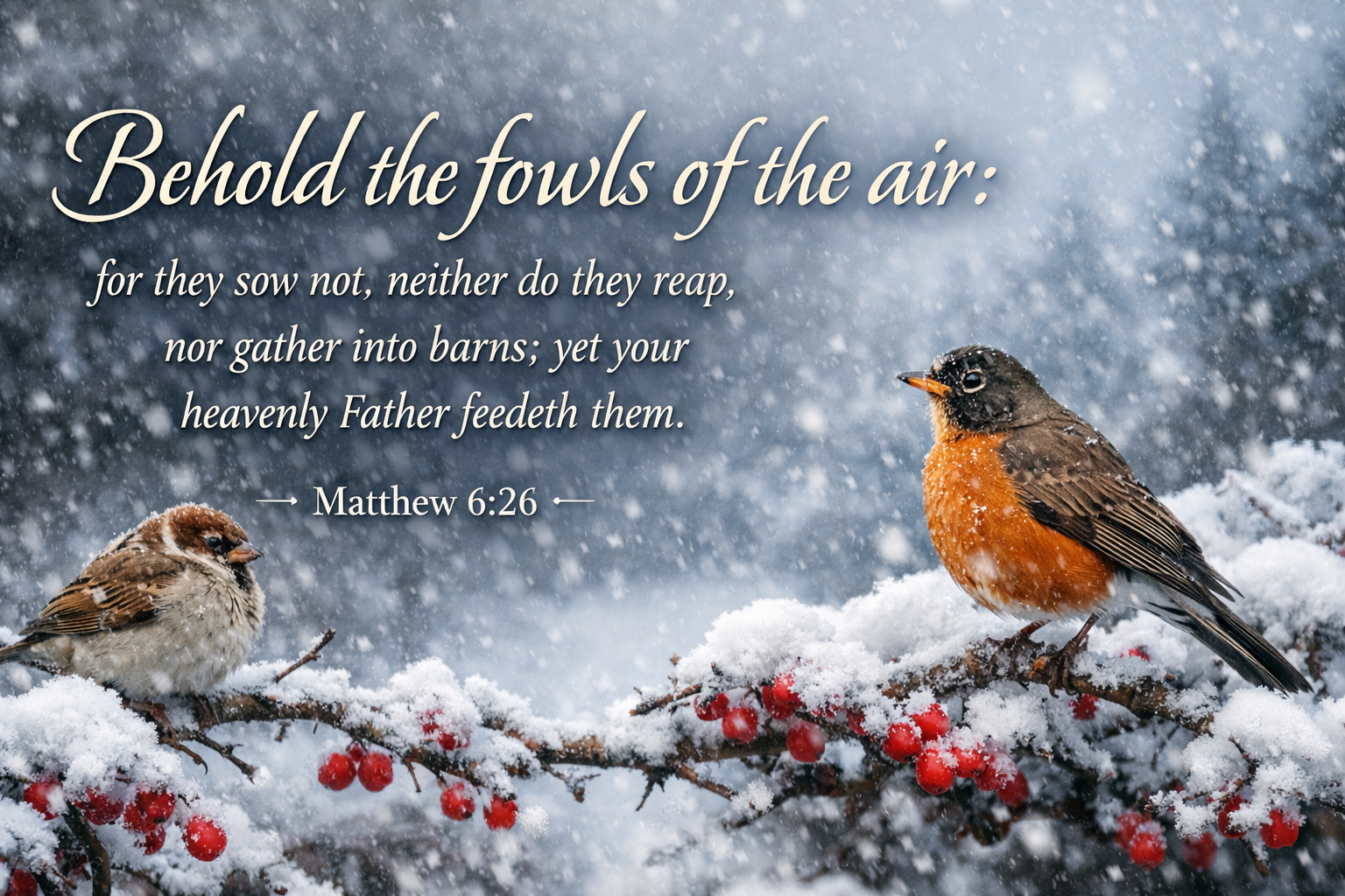 Why Worry? Lessons from the Birds in the Storm