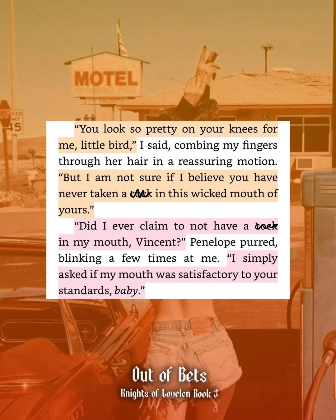 When the MMC &amp; the FMC are sassy 🔥🤭 Reading Vince &amp; Pen quip back &amp; forth between each other is so satisfying!

Out of Bets is available to read now on KU, ebook, and paperback where ever books are sold🧡 

&spades;️ Grumpy Sunshine
&sp