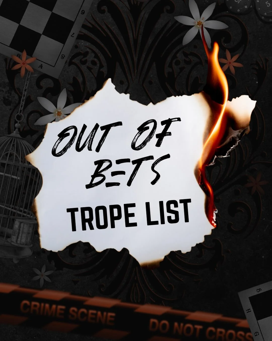 Just a menu of tropes I would like to devour ASAP 🥵 Read Out of Bets now in physical and ebook! 
.
#mcromance #booktokrecs #bookstagram #booktropes #tbrlist