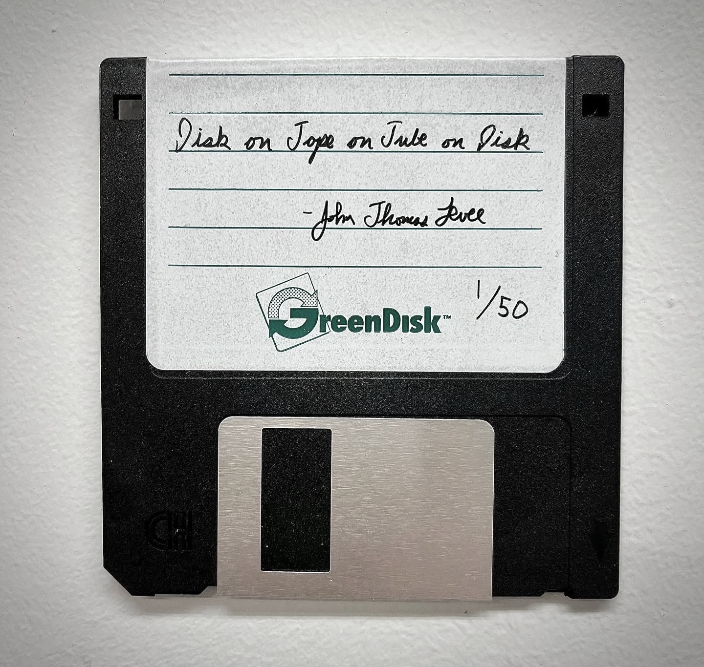 Disk on Tape on Tube on Disk