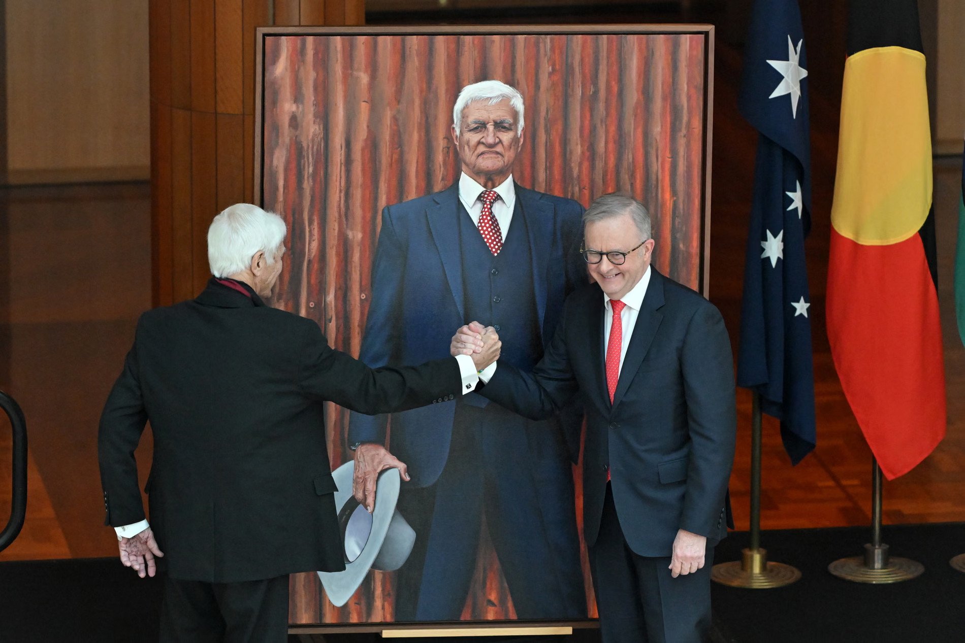 Official Bob Katter portrait unveiled at Parliament House