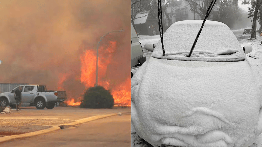 Australia Experiences Unprecedented Weather Extremes on Summer's First Day with Scorching Heat and Record Cold
