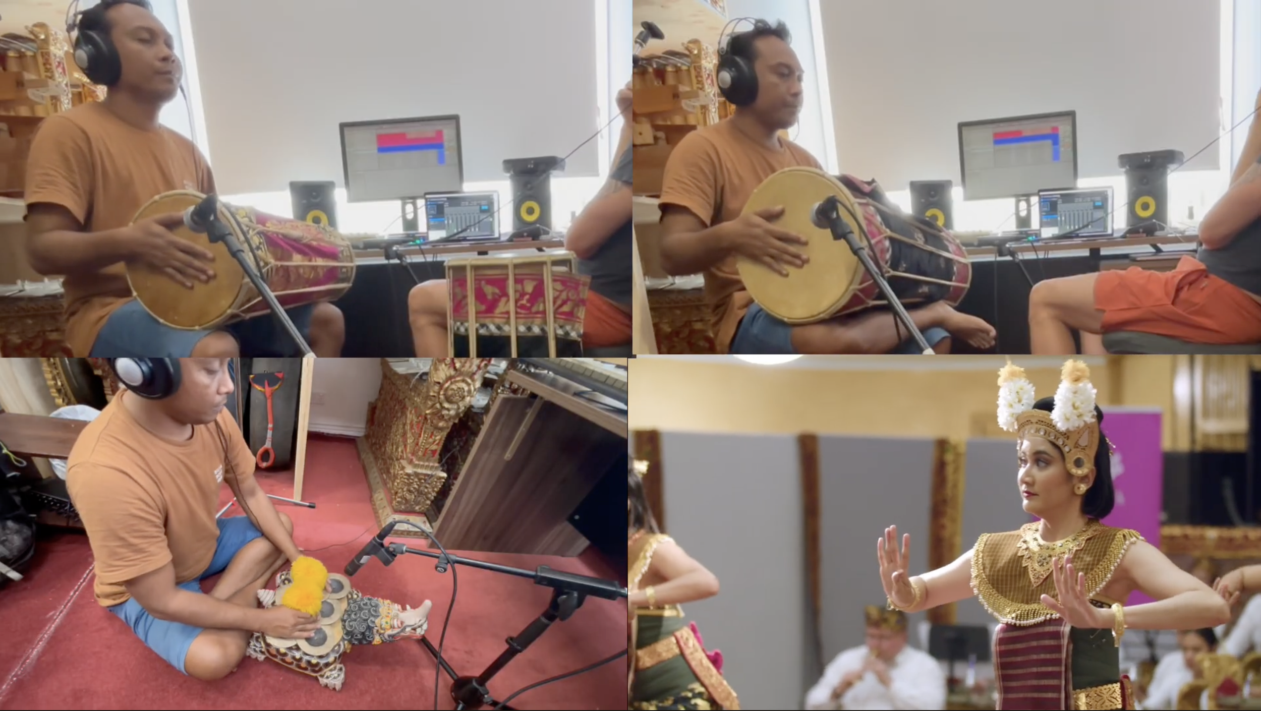 Tari Puspa Banksia - kecek and kendang