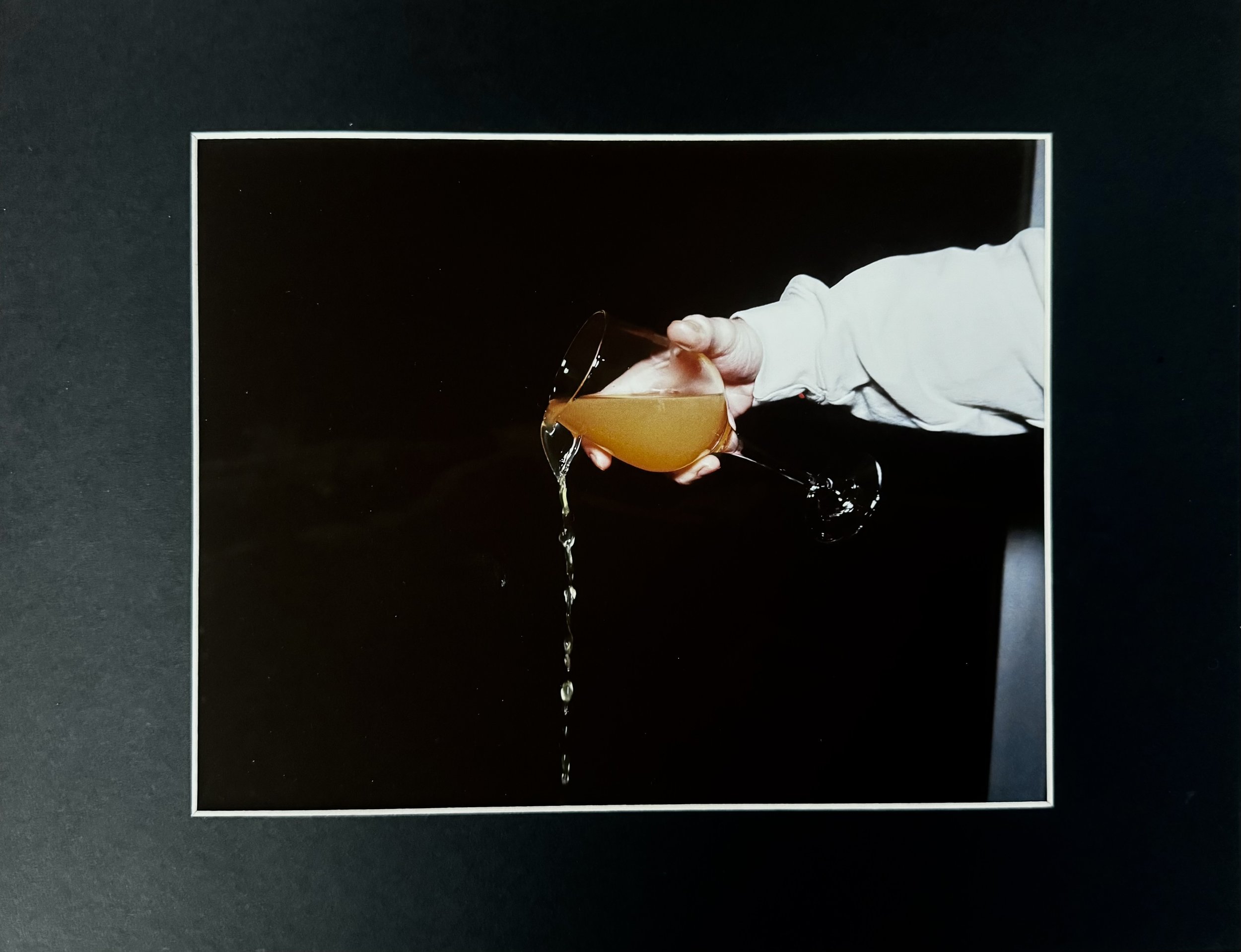 Inkjet photography print, matted to 8x10, scanned