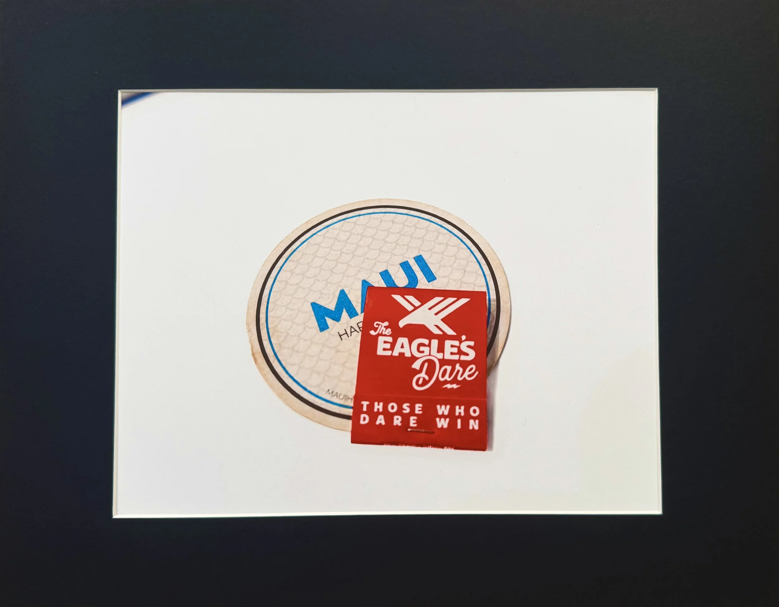 Inkjet photography print, matted to 8x10, scanned