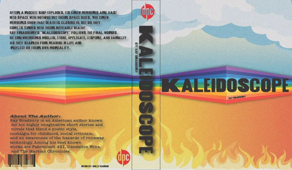 Reimagined book sleeve for Ray Bradbury's "Kaleidoscope"