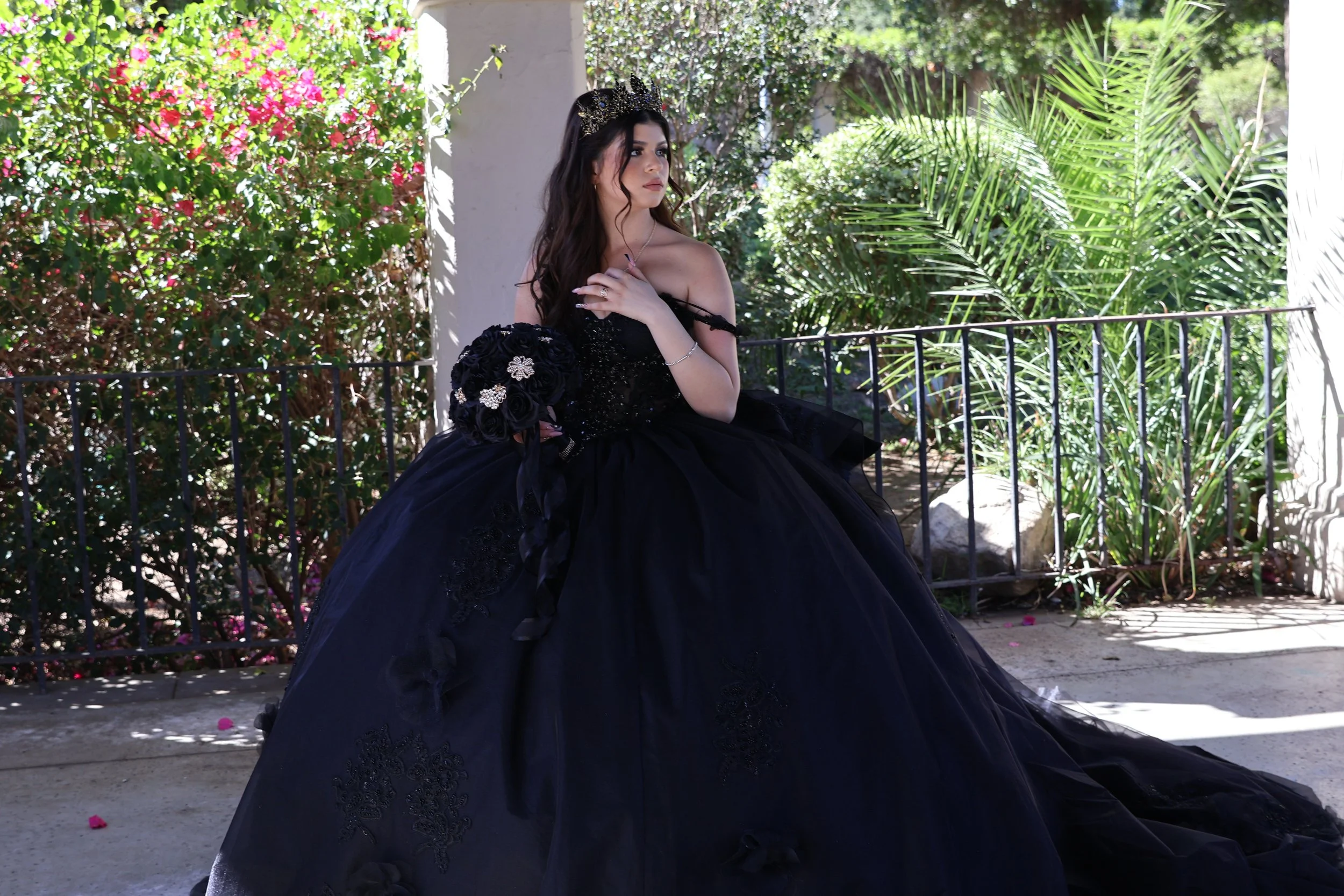 Midnight Elegance Quinceañera