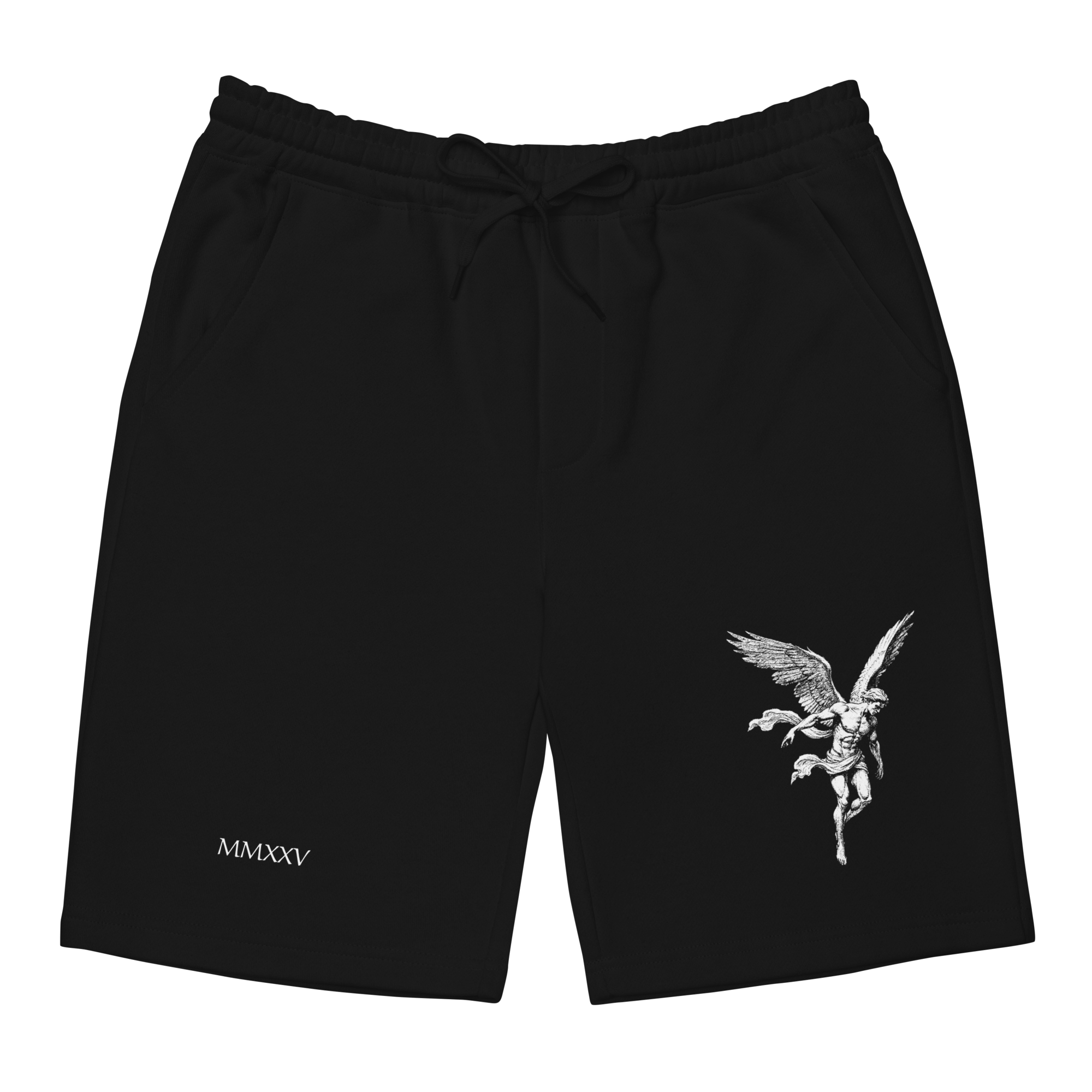 mens-fleece-shorts-black-front-6928936fae48b.png