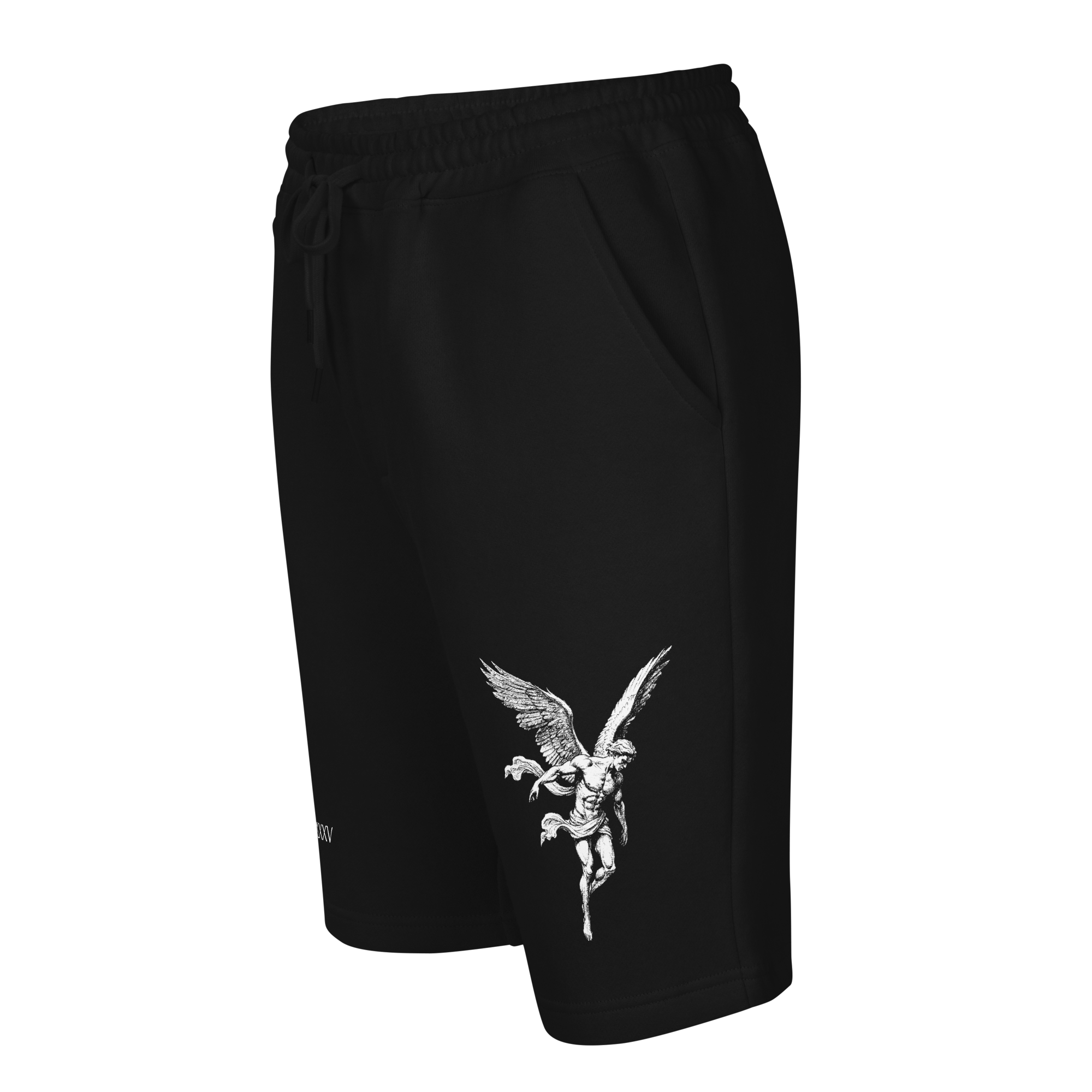 mens-fleece-shorts-black-left-front-6928936facf11.png